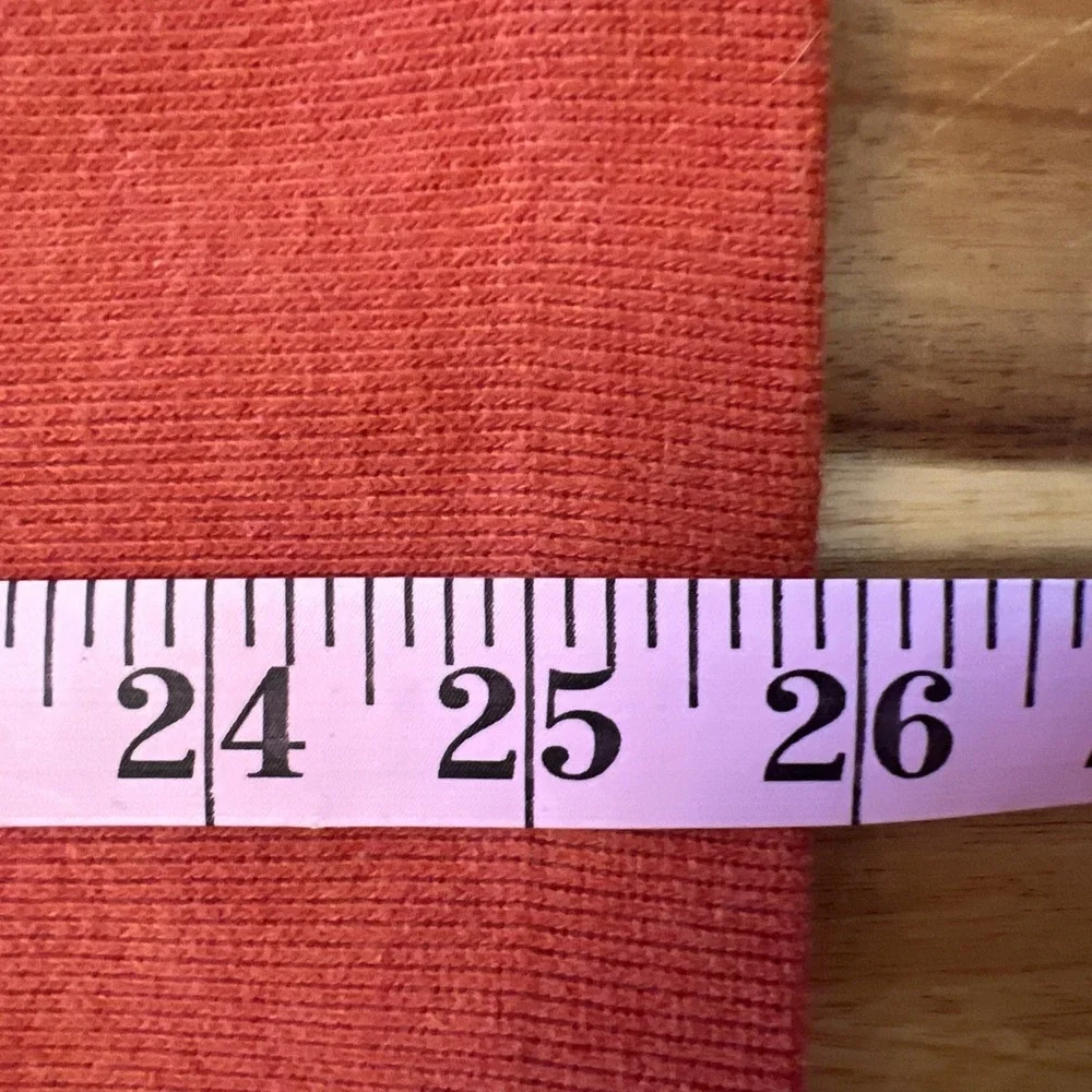 Polo Ralph Lauren Orange 1/4 Zip‎ Mock Neck Cotton Sweater Pullover Size L Pony